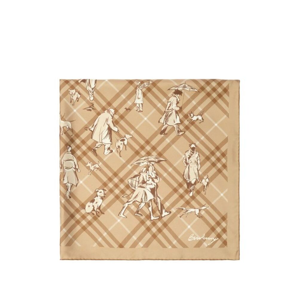 Burberry Neutrals Scarves Men